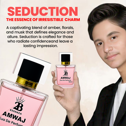AMWAJ – Premium Long Lasting Perfume for Men  | Luxury Fragrance Inspired by Elegance